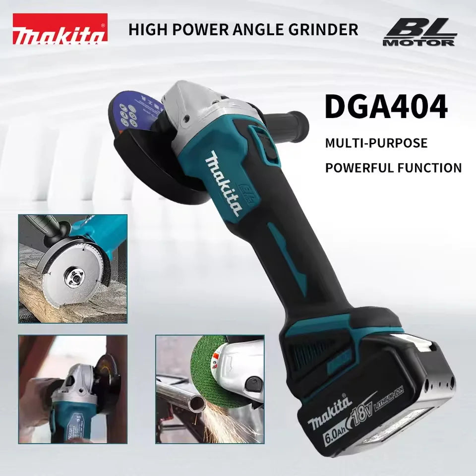 Original MachitaDGA404 125mmbrushlessangle grinding wheel for lithium-ion batterywirelesscutting and grinding Machita18Vbattery