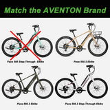 YOSE POWER 48V14Ah Electric Bike Battery Fit for Aventon Pace 500.2 500.3 and 500.3 Step-Through Battery Replacement