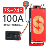 Daly Smart BMS 4S 7S 8S 24S 16S 17S 4S 40A 60A 100A 150A 1A Active Balance BMS for lifepo4 with wifi 4.3 LCD Built-in bt Li-Ion