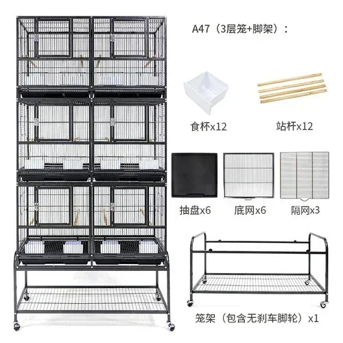 Pet Aviary Bird Cage Parakeet Rabbit Protective Chinchilla Breeding Cat Outdoor Hut Bird  Quail Pajaros Bird Accessories