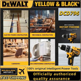 Dewalt DCD796 2000RPM Cordless Electric Drill Brushless Driver Adjustable Speed Impact Hand Drill Rechargeable Power Tools