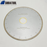 SHDIATOOL 1pc 300MM/12" Ceramic Blades With Hook Slot Diamond Saw Blades Tile Porcelain Cutting Disc Bore 60mm with 50mm washer