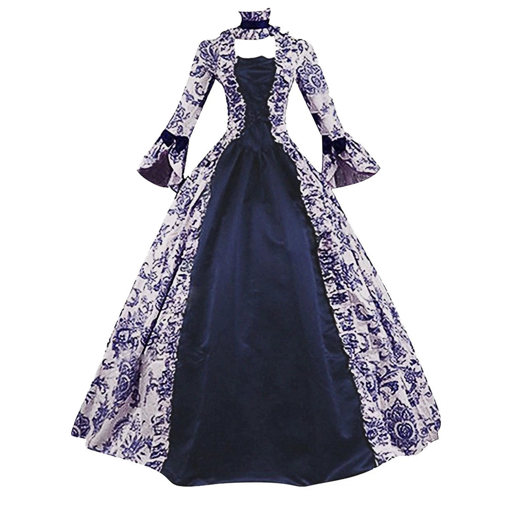 For Costume Event Retro Costume Dress Renaissance Dress Theatrical Performance M S Historical Gothic Costume For Cosplay