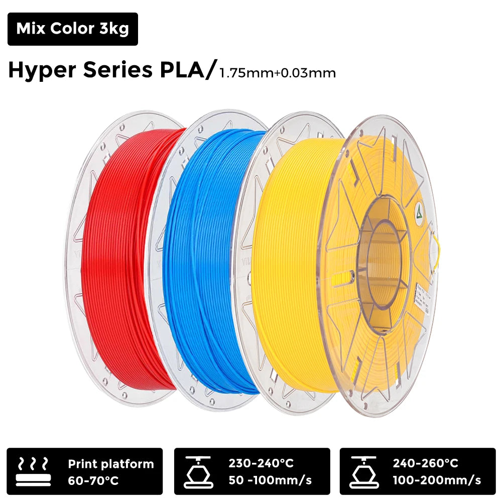 Creality Hyper PLA RFID Filament 1.75mm 1KG High-speed Printing Comes with A Built-in Chip To Recognize Colors for K2 Plus Combo