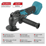 Makita 18V Brushless Oscillating Multi Tool - Quick Release Electric Trimmer Renovator Tool with Variable Speed