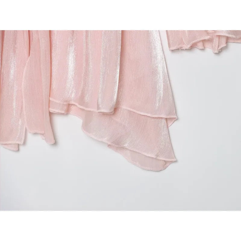 Satin Dress Women's Sundress Casual Dresses Long Sleeve Y2k Luxury Summer Universal 2025 Prom Woman Sleeves Womens Resort