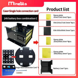 8S DIY Battery Case 24V for 280AH MB31 EVE 304AH JK 8S 200A BMS 3.2 LCD Optional Easy Installation High Quality Connection Card
