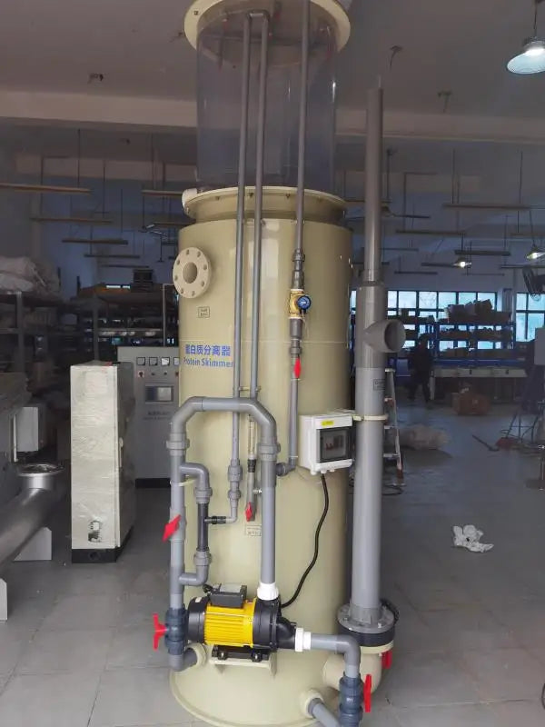 10m3/h 20m3/h 30m3/h Factory Price Fish Pond RAS Small Large Capacity Protein Skimmer Marine Saltwater /fresh Water