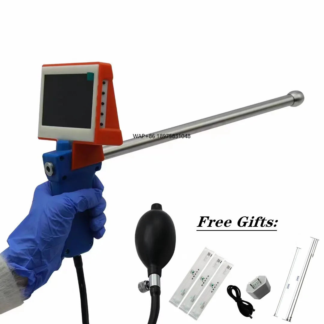 Cattle Vision Artificial Insemination Stainless Steel Probe Cattle Intelligent Equipment Farm Breeding Tools Animal
