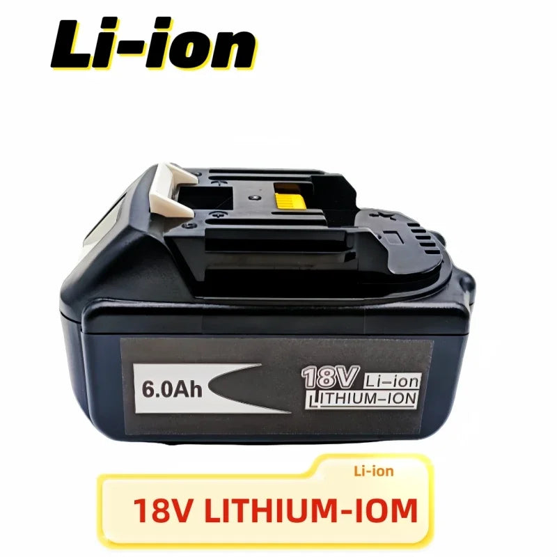 for Makita 18V Battery 6000mAh Rechargeable Power Tools Battery 18V makita with LED Li-ion Replacement LXT BL1860B BL1860 BL1850