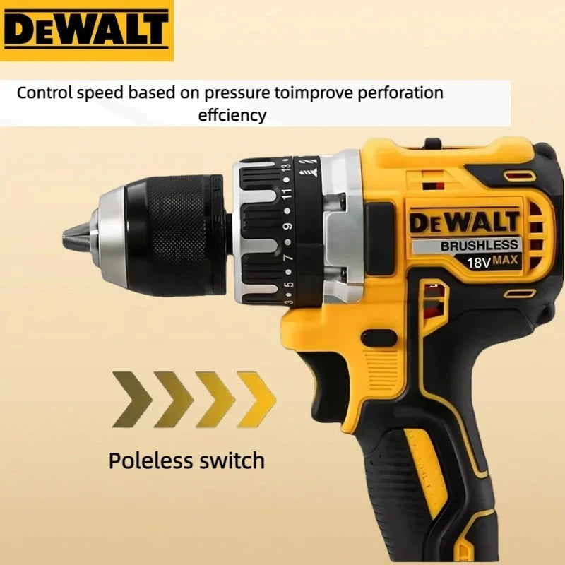 Dewalt DCD796 18V Cordless Brushless Impact Drill Brushless Drill Multifunctional Rechargeable Portable  Battery Power Tools