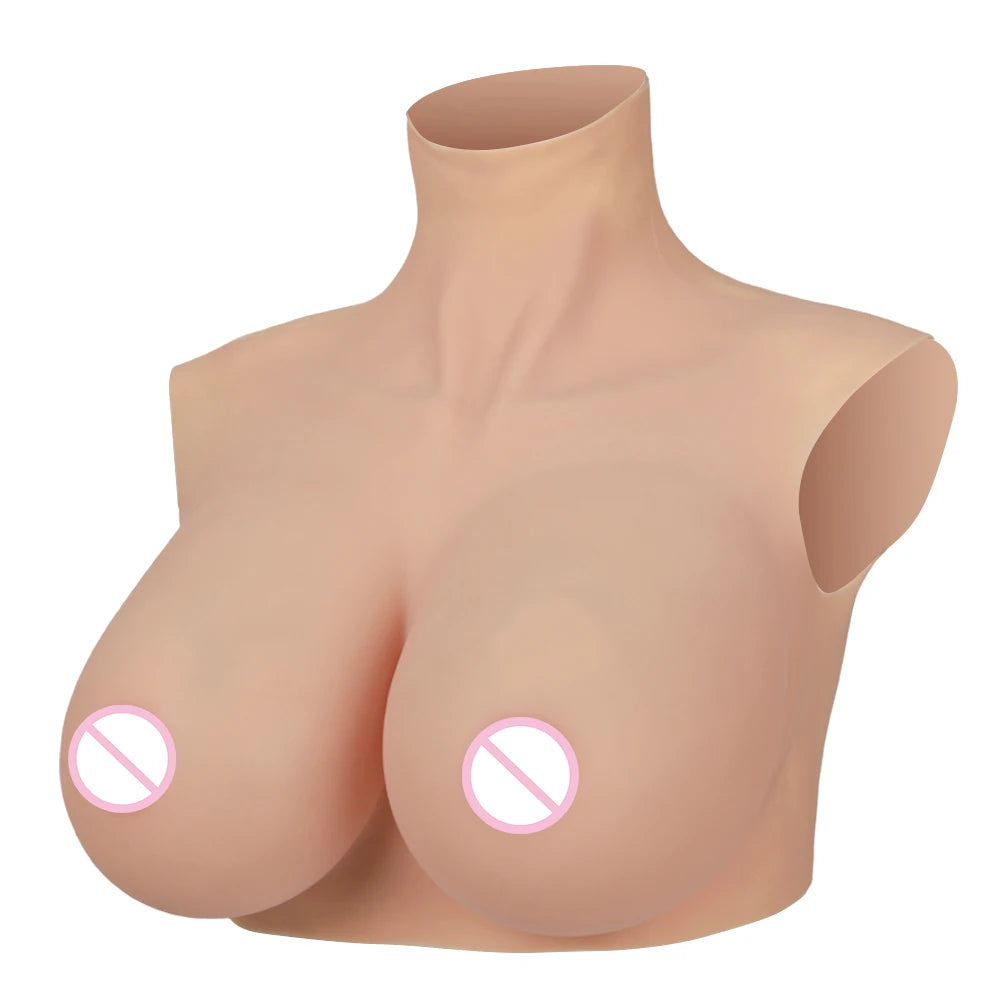 Crossdresser Silicone Fake Women Body Boobs Breast Forms Lightweight Version Thin Version Cosplay Drag Queen Cross Dressing