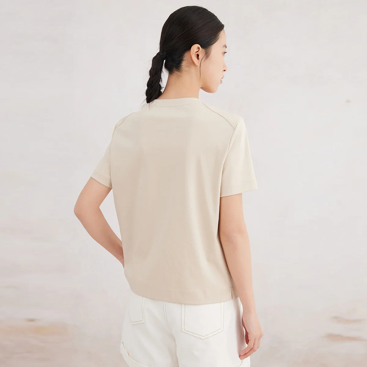 K3063W Luxury Clothing 100% Pima Cotton T Shirts High Quality Summer T-Shirts
