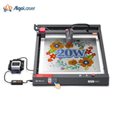 AlgoLaser ALPHA MK2 20W 40W Laser Engraver DIY Gifts Tools Laser Engraving Cutting Machine 3.5'' Touch Screen App Offline Work