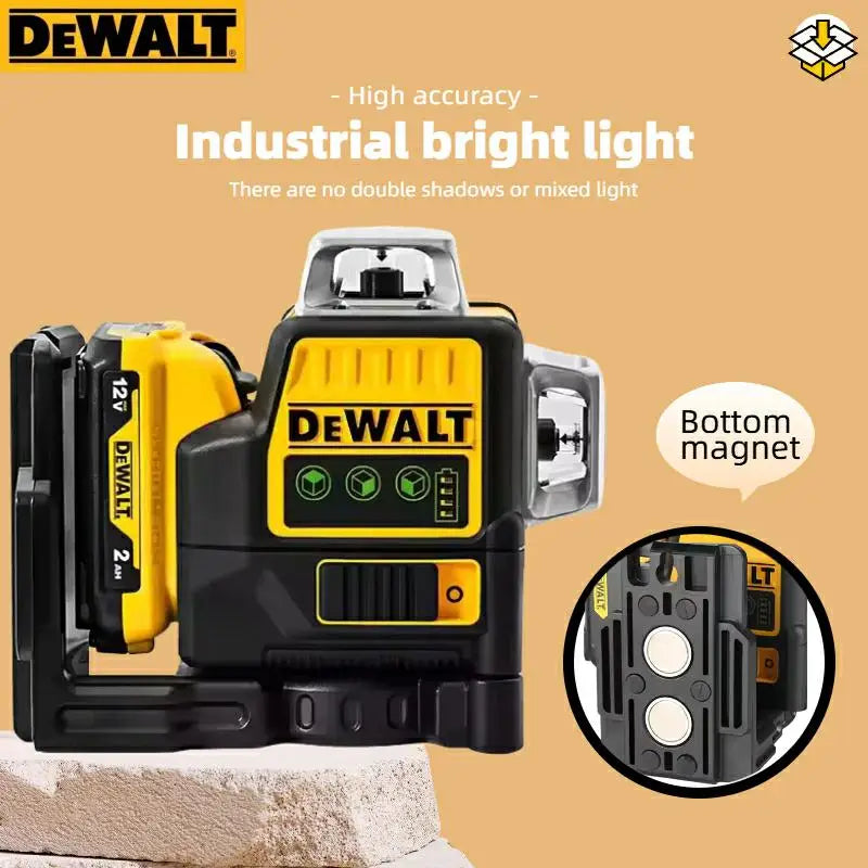 DEWALT DW089LG 2025 Laser Level 12V Lithium Battery Powered 12 Lines