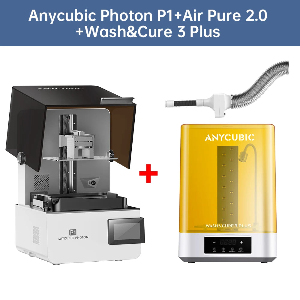 ANYCUBIC Photon P1 Resin 3D Printer High Precision LCD Screen Support Dual-Color Dual-Material Advanced Printing For Professiona