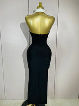 Women Sexy Halter Backless Sleeveless Bodycon Maxi Dress Celebrity Elegant Gown Club Birthday Evening Party Wedding Dresses