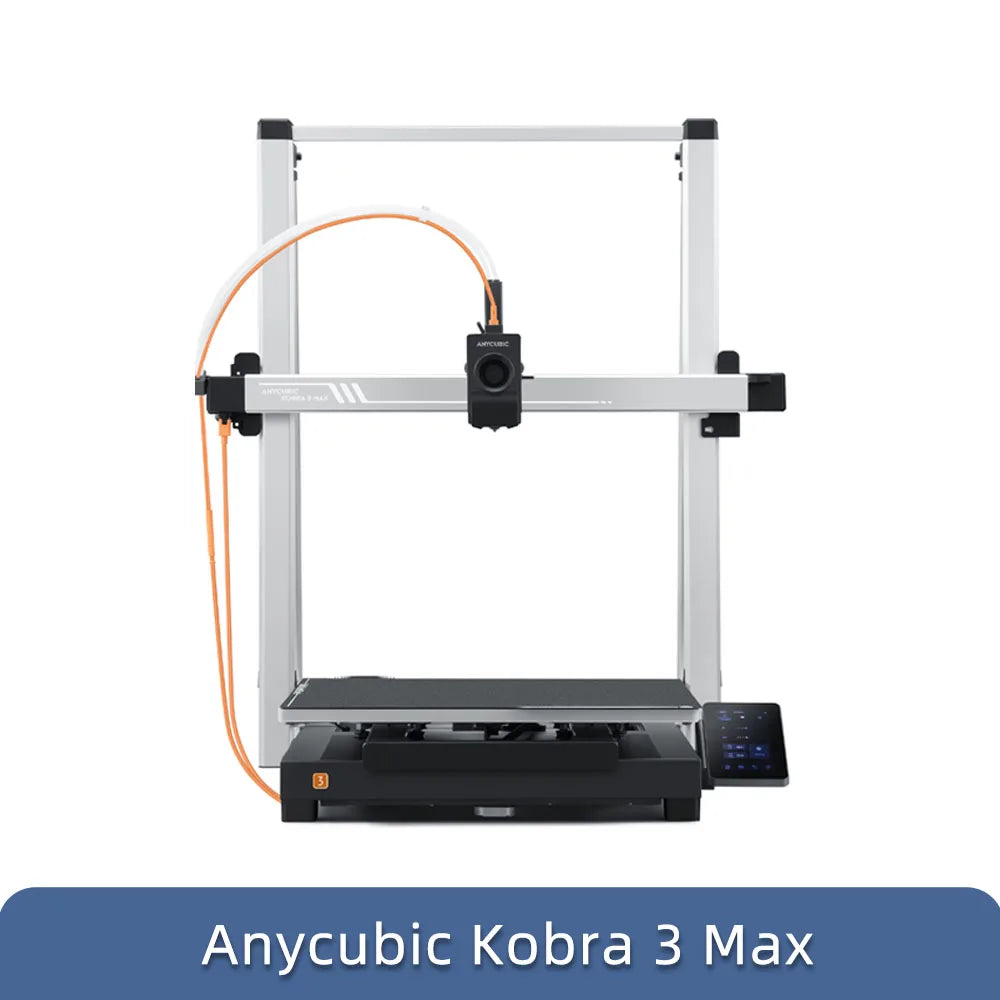 3D Printer ANYCUBIC Kobra 3 Max Maximum 600mm/s Print Speed With Large Format 500*420*420mm FDM Automatic Leveling