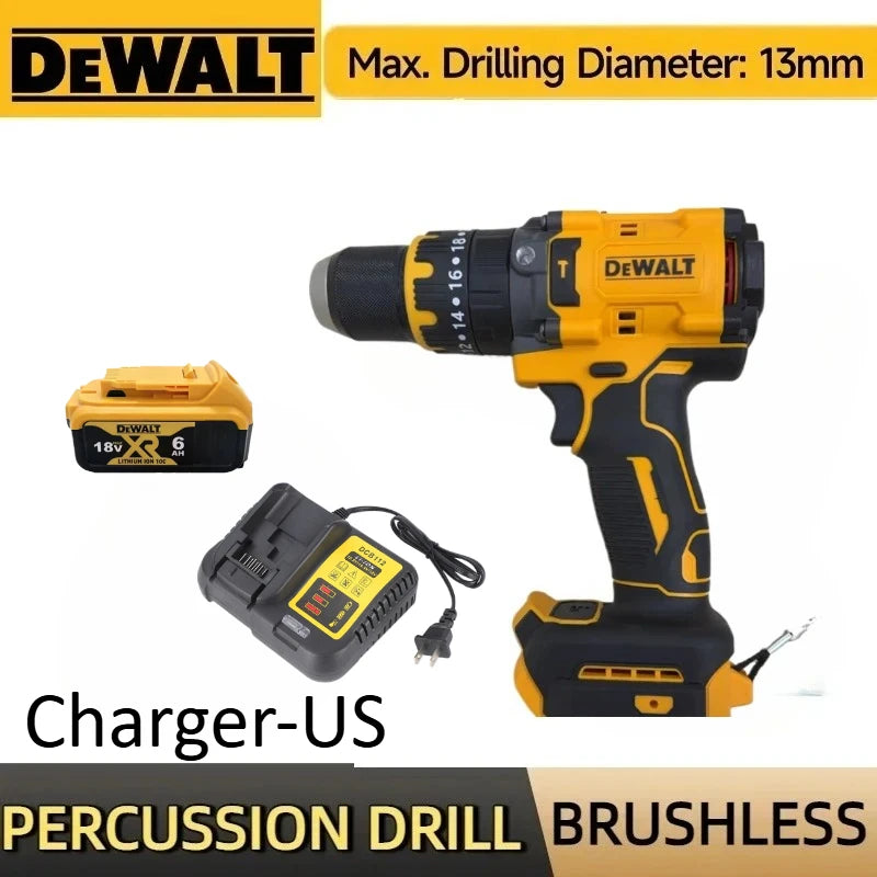 DEWALT Brushless Cordless Rechargeable Electric Power Tool  DCD791 Compact Drill Screwdriver Multi Functional For DEWALT Battery