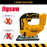 Dewalt Cordless Electric Jig Saw Brushless Curve Saw Portable Multifunction Adjustable Woodworking Power Tool