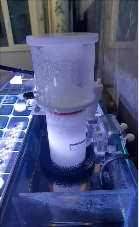 4000L/h Seawater Small Aquarium Acrylic Protein Skimmer for Fish tank Solid Filter