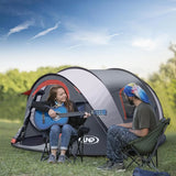 Pop-up Tent, 3 Person Camping Tent, Instant Portable Beach Tent, Easy Pop Up Shade Tents 2 Doors for Camping Hiking