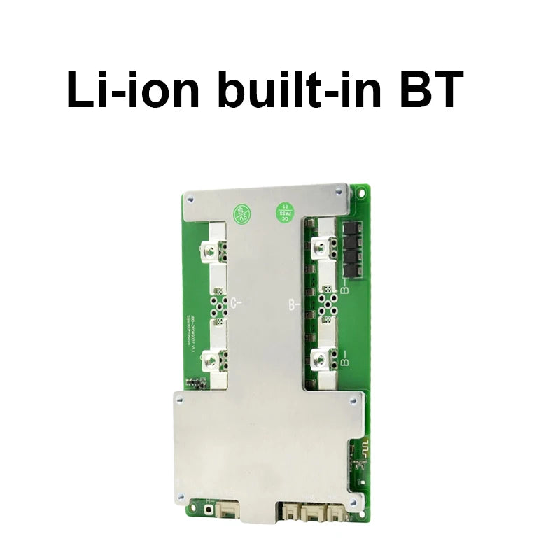 JBD Smart BMS LiFePo4 4S 12V 100A 150A 200A Car Start Power UART Built-in BT Function NMC LFP Battery Balance Protection Board
