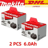 Makita 100% Genuine 6AH BL1860 18V Battery Power Tools Li-ion Replacement LXT BL1850 BL1840 for 18V Screwdriver with BMS TPCELL