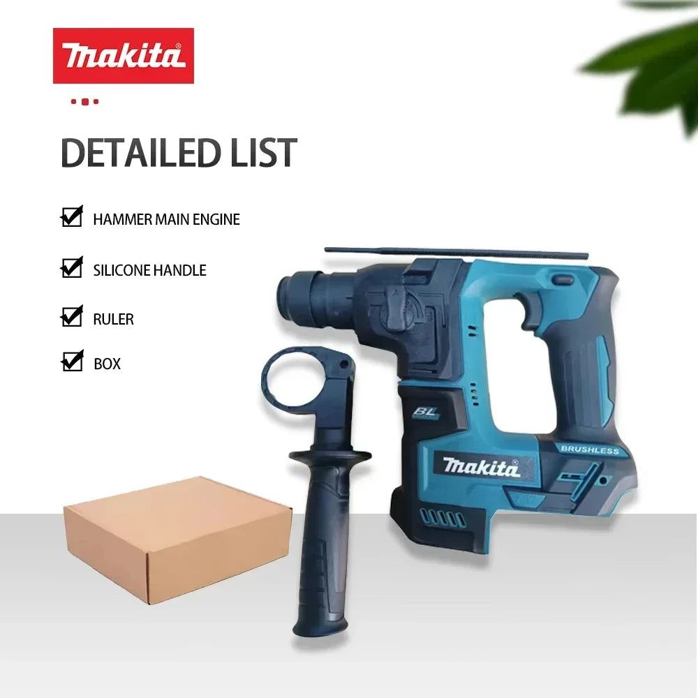 Makita Brushless Hammer Cordless Electric Hammer 18V Lithium Battery  Wireless Drills Makita 18v Power Tools