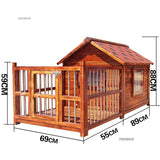 Four-season Universal Modern Dog House for Gardens Household Wooden Waterproof Kennel Large-capacity Dog Cage for Pet Shops