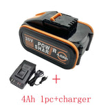 20V Replacement Battery for WORX WA3551 WA3553 WA3570, Power Share Compatible, 4.0Ah / 6.0Ah for Electric Power & Garden Tools