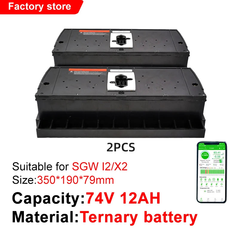 for Segway X2 I2 X2se I2se Smart Lithium Battery Pack Support Expansion Large Capacity SGW Balance Car Rechargeable Battery