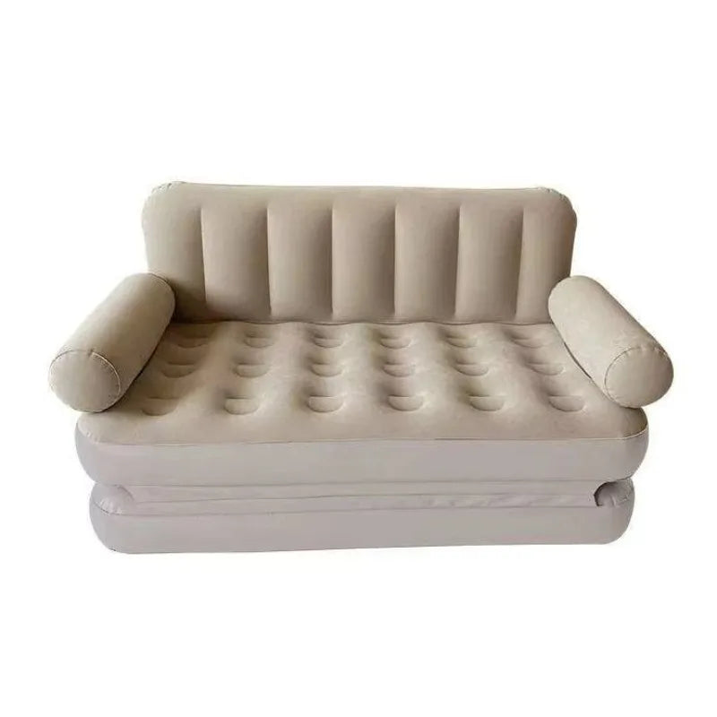 Automatic Inflatable Sofa Bed With Built In Pump Portable Foldable Lazy Air Mattress For Camping Tent Home Outdoor Use