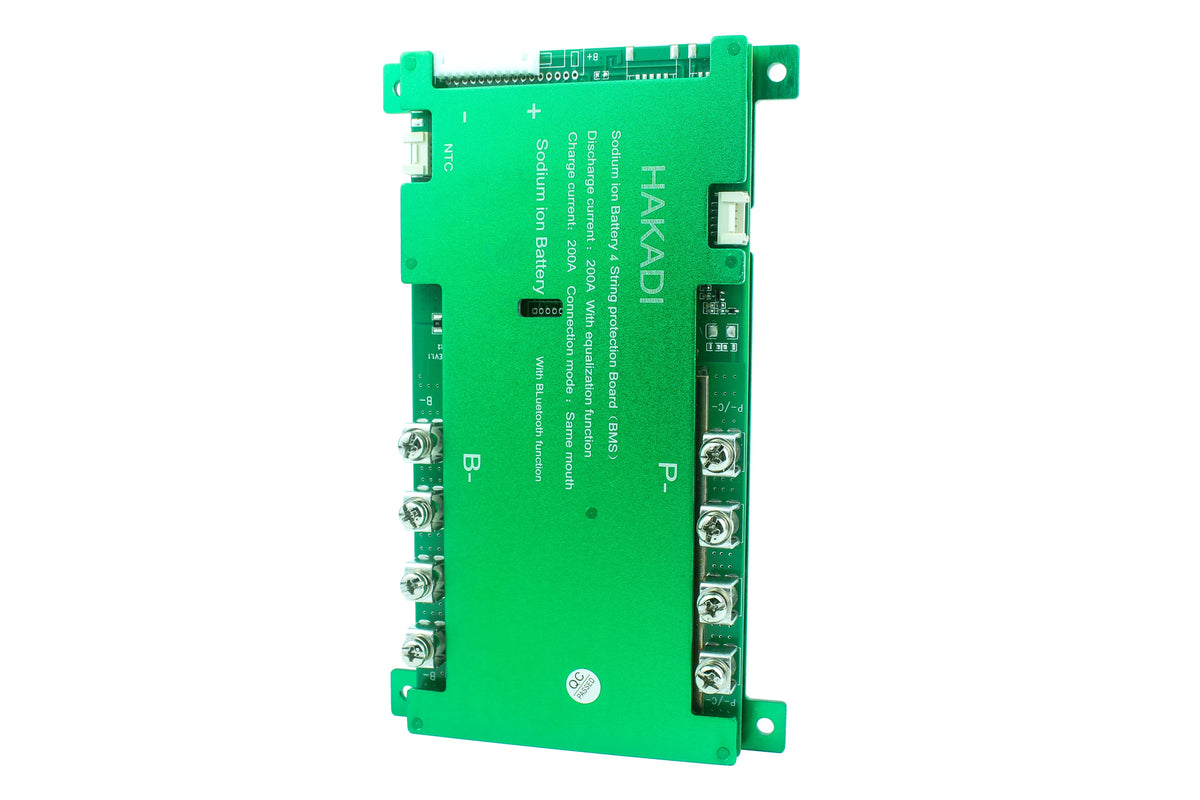 HAKADI Sodium-ion BMS 4-16S 50A 100A 150A 200A Bluetooth BMS For DIY Na-ion Battery Pack For Solar System Boat RV