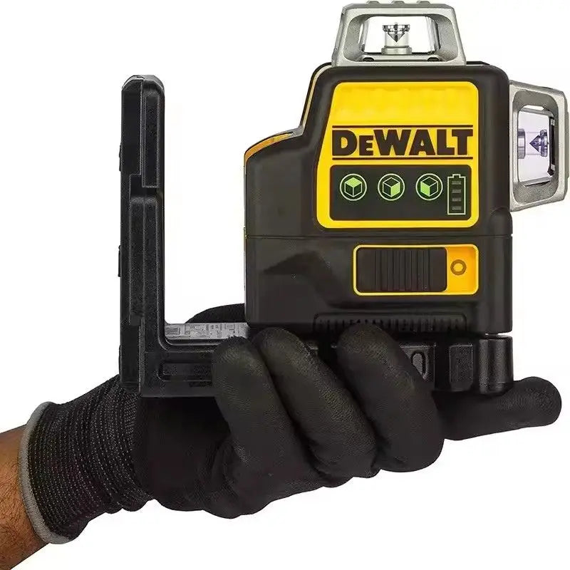DEWALT DW089LG 3 Sides*360 Degree Vertical 12 Lines Laser Level Horizontal Green Light Level Meter Outdoor