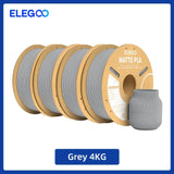 ELEGOO Multiple-Color Matte PLA Filament 1.75mm 2KG/4KG/5KG/10KG For EU US