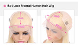 38 Inches 220 Density 360 Lace Frontal Wigs Straight Lace Frontal Wig