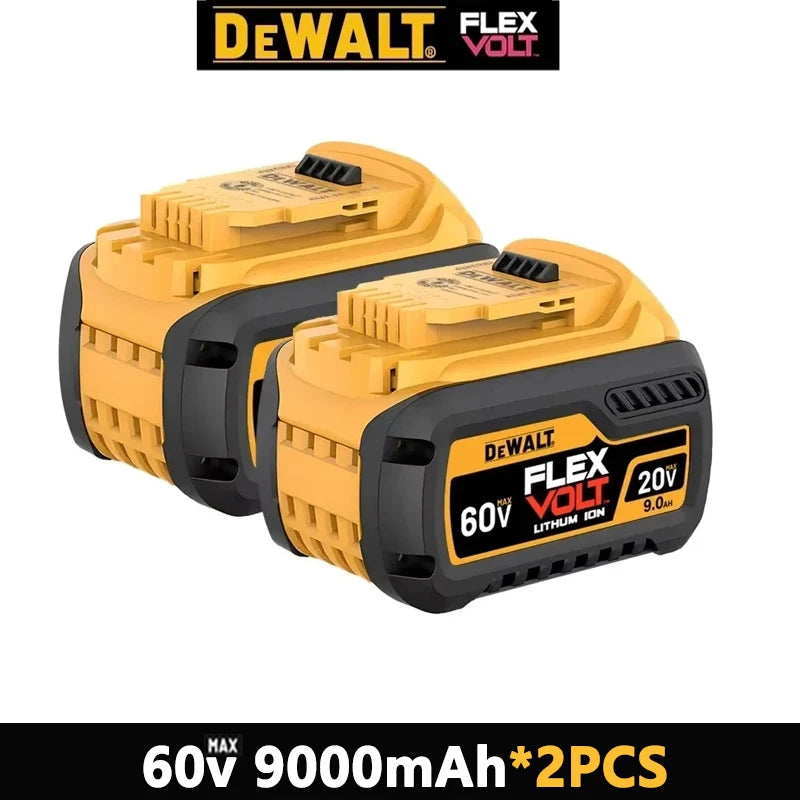 DeWALT MAX FlexVolt 20V/60V Original Battery 6Ah 9Ah Compatible with DCB606 DCB205 DCB206 DCB209 DCB182 Power Tool for 20V Tools
