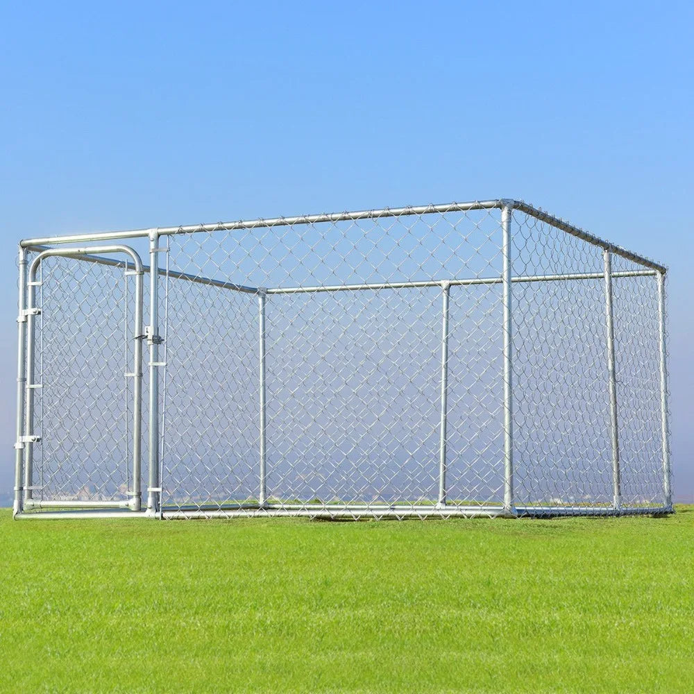 Large Pet Dog Run House Kennel Cage 7.5' x7.5' Backyard Playpen