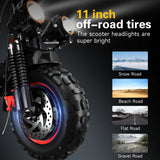 FREEBOY J11 MAX Adult Electric Scooter 1200W Motor 48V 18Ah Battery Folding E-Scooter 11 Inch Fat Tire E-Mountain Scooter