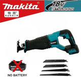 Makita DJR189 Cordless Brushless Electric Reciprocating Saw Rechargeable Wood Metal Cutting Saw Portable Saw Power Tool 18V