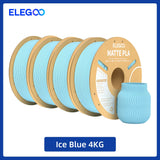 ELEGOO Multiple-Color Matte PLA Filament 1.75mm 2KG/4KG/5KG/10KG For EU US