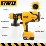 DEWALT Cordless Paint Sprayer, 800ML High Power Electric Spray Gun for Automotive Furniture & Metal Coating