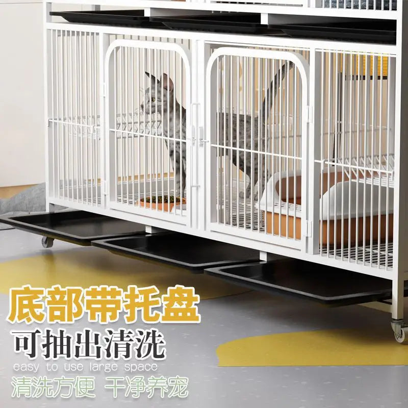 Cat cage Three-layer cat cage Breeding Breeding cage Pigeon with partition Platform display Breeding
