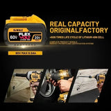 Original for DEWALT 20V/60V battery DCB606 DCB609 DCB182 DCB205 DCB206 DCB209 power tool 18V battery 6Ah 9Ah battery.