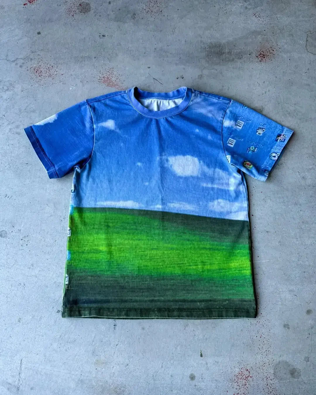 High Quality Minimalism Men's Oversizeds Gothic Printed American Retro Short-Sleeves Sports Washed Element T-Shirts 2026