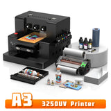 A3 UV Printer Impresor A3 L805 UV DTF Printer Machine UV Flatbed Printer For Bottle Wood Metal A4 UV DTF Printer Sticker Printe