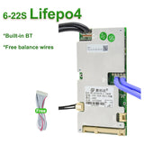 JBD Smart BMS 6S 8S 10S 12S 14S 15S 16S 18S 20S 21S 22S Li-ion BMS Lifepo4 100A 80A 50A 40A 24V 36V 48V 60V Built-in BT With NTC