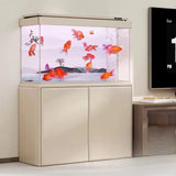 All-in-One AquariumNew Modern Ultra-Clear Glass Ultra-Narrow Filter Under Cabinet Fish Tank Living Room Smart Touch Control Larg