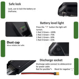 Hailong E-Bike Battery 36V 48V 20000mAh 20Ah Mountain Bicycle 18650 Electric Bateria Pack for Bafang 1500W 1000W 750W 500W